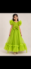 Picture of Green mirror work frock 6-8Y