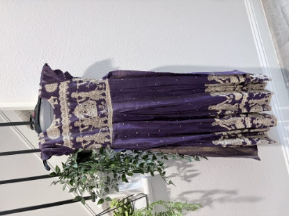 Picture of Purple Ethnic Long Frock for 5-6 years