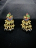 Picture of Jadau kundan peacock earrings 