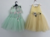 Picture of 2 soft net partywear elegant frocks with floral designs and layers