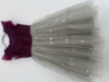 Picture of Gray and mejantha pink full length frock 