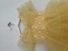 Picture of Never worn Yellow princess frock with shoulder detailing and layers on the bottom part
