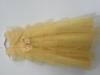 Picture of Never worn Yellow princess frock with shoulder detailing and layers on the bottom part