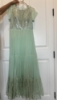 Picture of Partywear Mint green color georgette long dress
