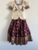 Picture of Pure banaras lehanga with pure banaras blouse and maggam work 4-6Y 