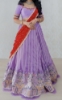 Picture of Lilac and Red lehanga