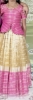 Picture of Gold and pink premium quality lehanga 6-8Y