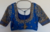 Picture of Blue and majenta maggam work blouse combo