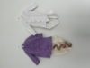 Picture of Pure raw silk maggam work and white chikankari kurta set 1-2Y 