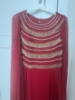 Picture of Brand new Red XL size cape sleeve designer gown
