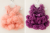 Picture of Two ruffled Party wear frocks for 1Y-1.5Y