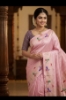 Picture of Exquisite Matching Mom & Me- Pink & Purple Paithani outfits